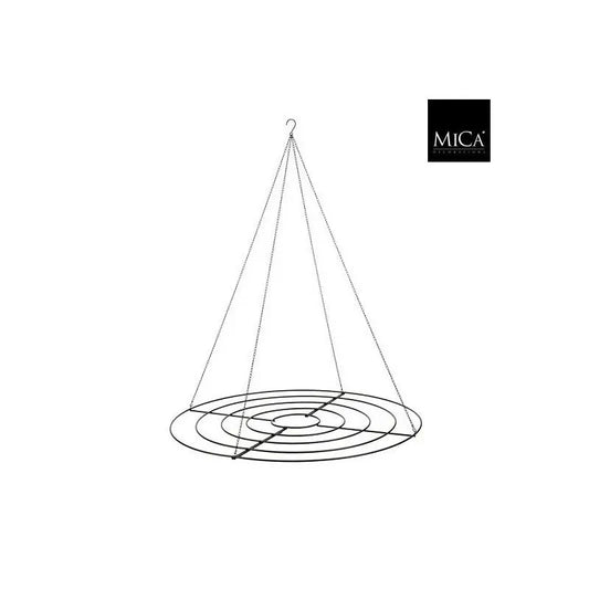 Cono decorativo nero con gancio Ø150 × H180 cm