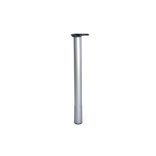 Patas de mesa Conus D60 mm, H687-800 mm, Acero y tecnplástico, Aluminio pintado
