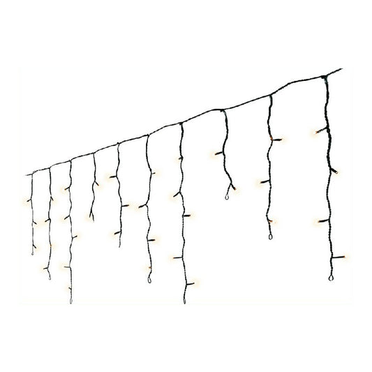 Luci natalizie a stalattite Connect 7.35 m con 250 LED bianco caldo