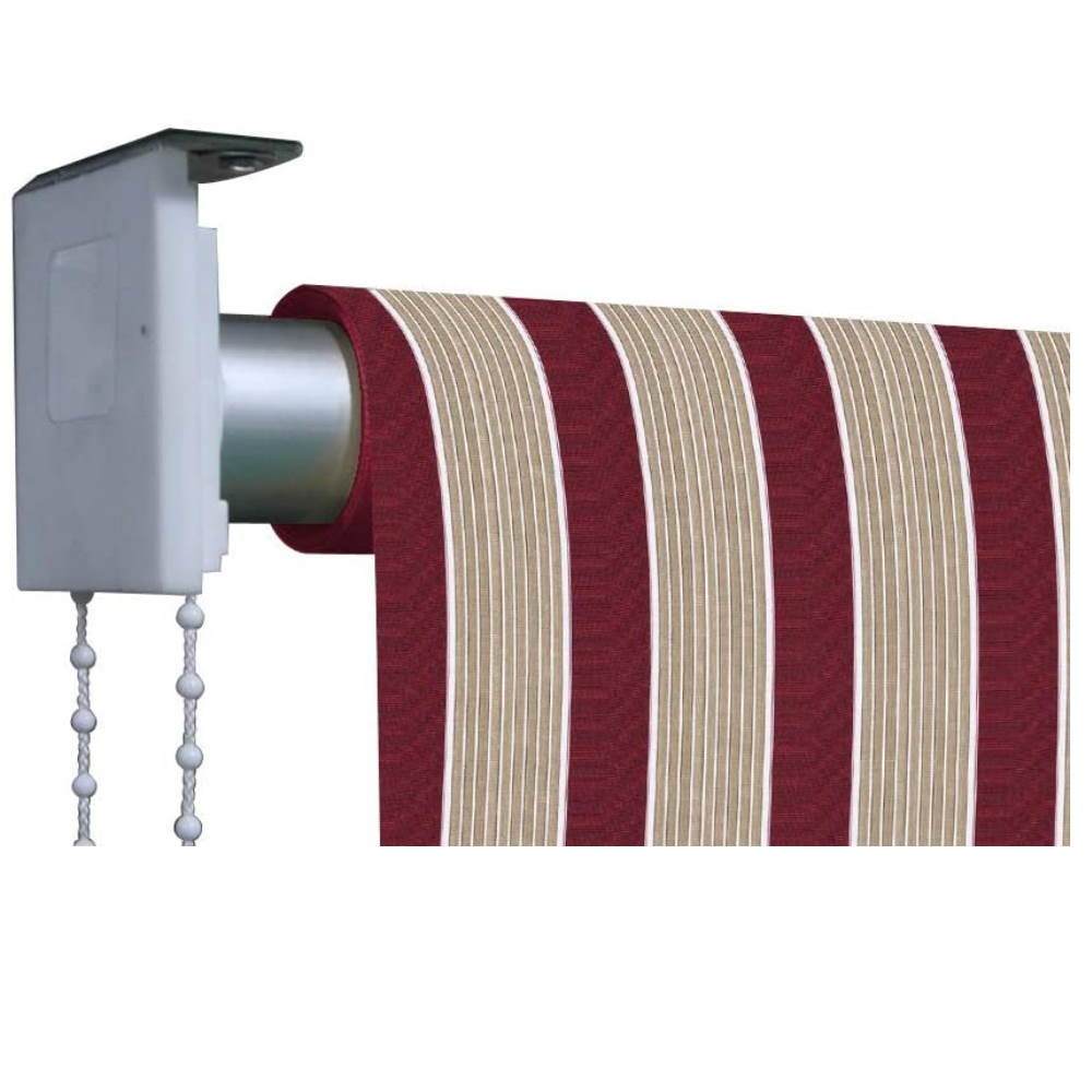 Tenda da sole Mykonos colore beige/bordeaux 2 x 2,5 m