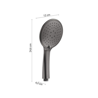 Doccetta 3 getti Tech 14 gun metal 25 x 12 x 4 cm