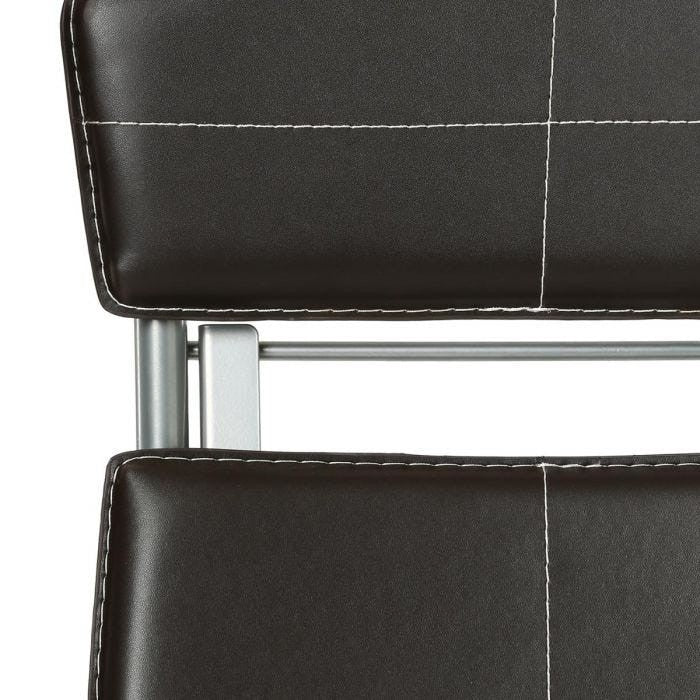 Silla plegable marrón 40,5x40x83h cm