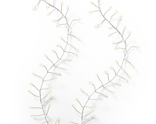 LED light chain 24m 1920 LED silver/hot biano