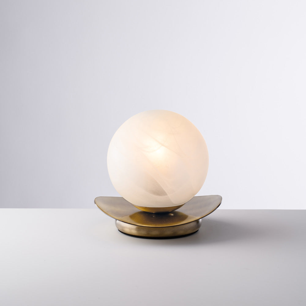 Lumetto in ferro bronzato spazzolato 1 luce H.16 - Ø16