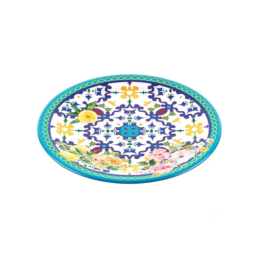 Piatto dessert Flower&Lemon Ø21,5 cm