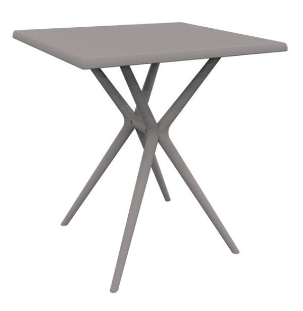 Tavolo quadrato Marbella tortora cm 70x70x74h