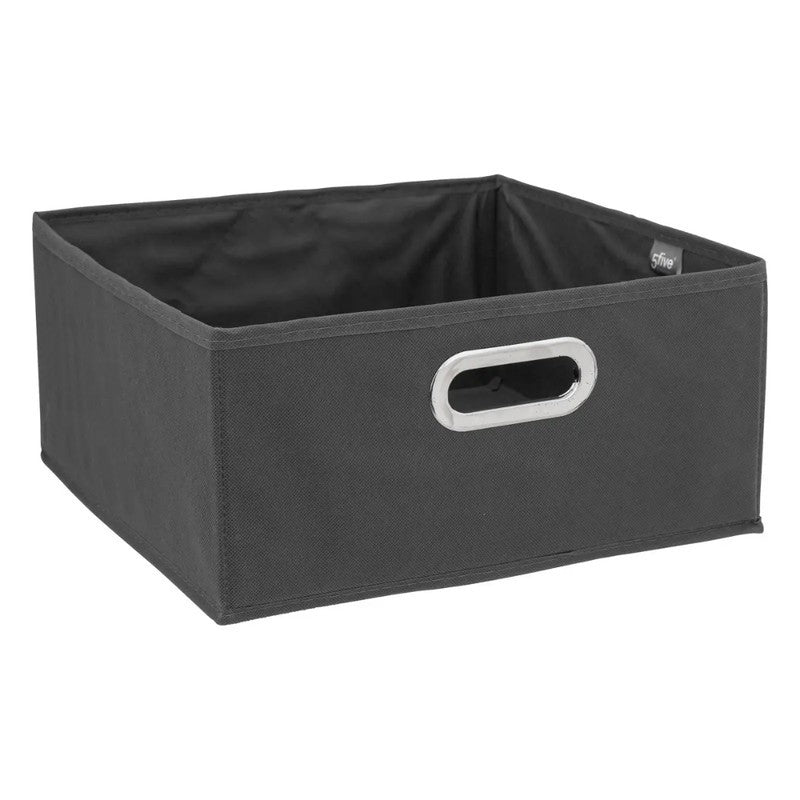 Dark gray storage box 31x15 cm
