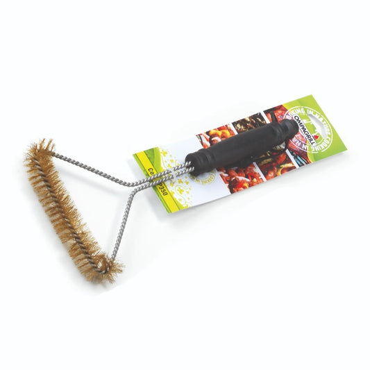 Cepillo de latón de 35 cm para limpiar la parrilla.