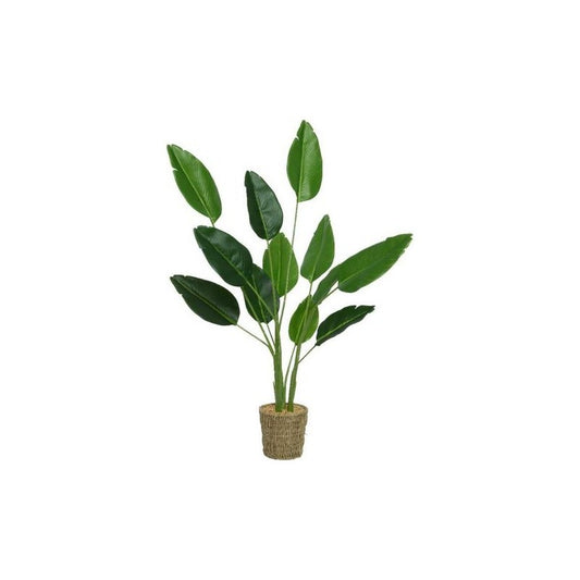 Pianta artificiale Strelitzia in vaso H100 cm