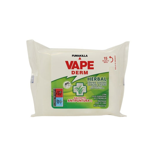 Vape derm herbal anti-puncture wipes 15 pcs