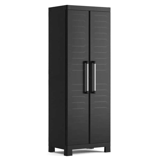 Keter Detroit tall black wardrobe 65x45x182 h