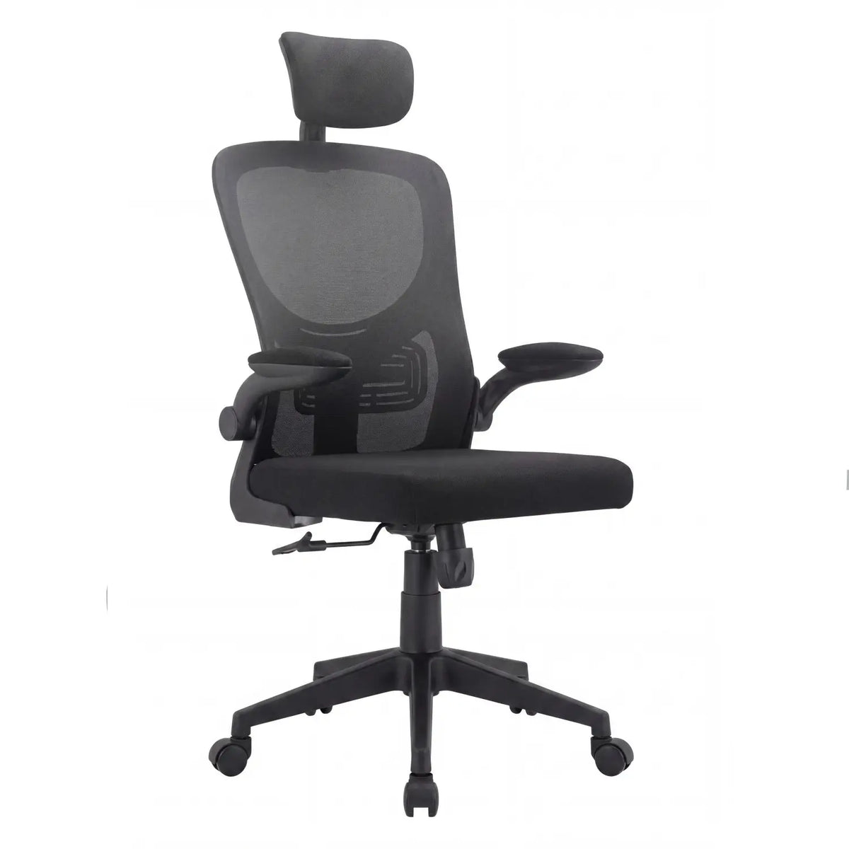 Poltrona ufficio Duke nera 59x62xh.112-122 cm