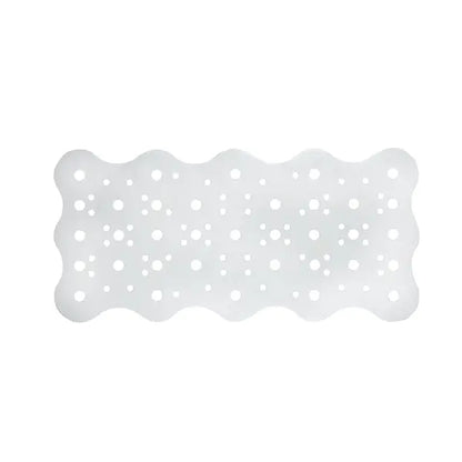 Tappeto vasca Oceano bianco antiscivolo con ventose 33 × 70 cm