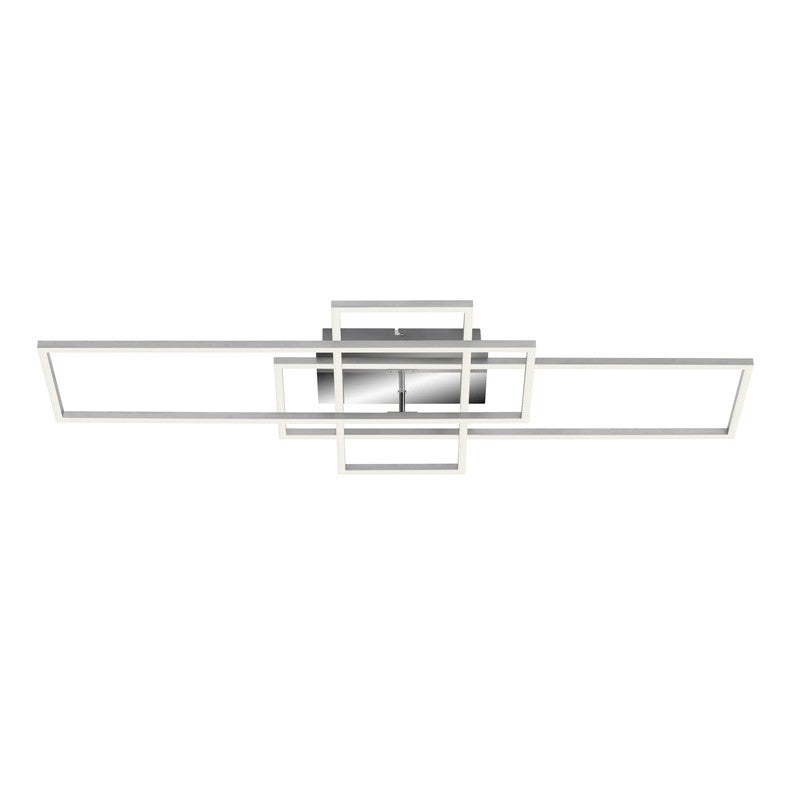 Briloner Deckenleuchte, CCT-LED, 104 cm, 2 x 19 W, 2500 lm, Chrom