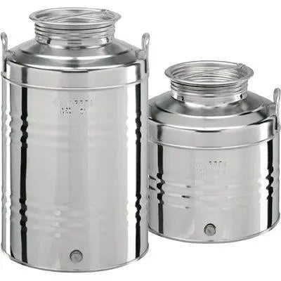 Fusto per olio in acciaio inox 30 lt