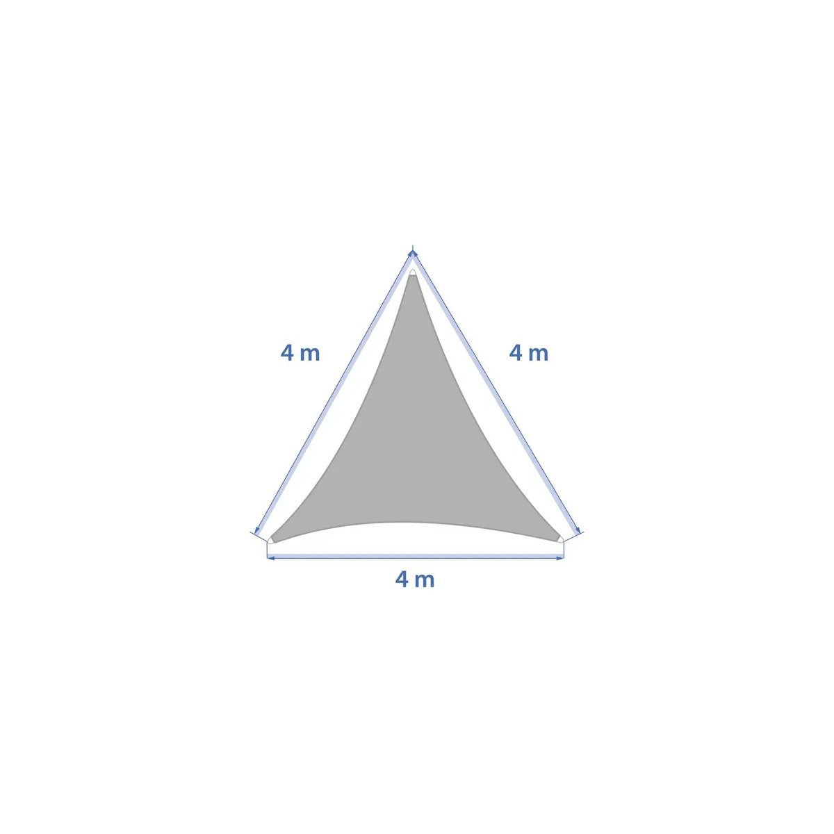 Elyora 4x4x4 mahogany shade sail