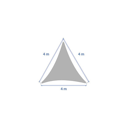 Elyora 4x4x4 mahogany shade sail