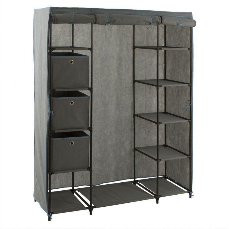 Wardrobe 1bar-11shelves - 3boxes