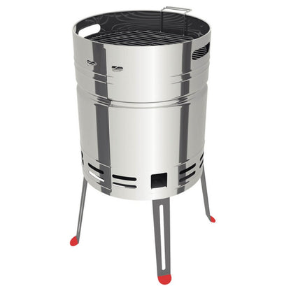 Barbecue tondo Ø40,4x75,5 in acciaio inox