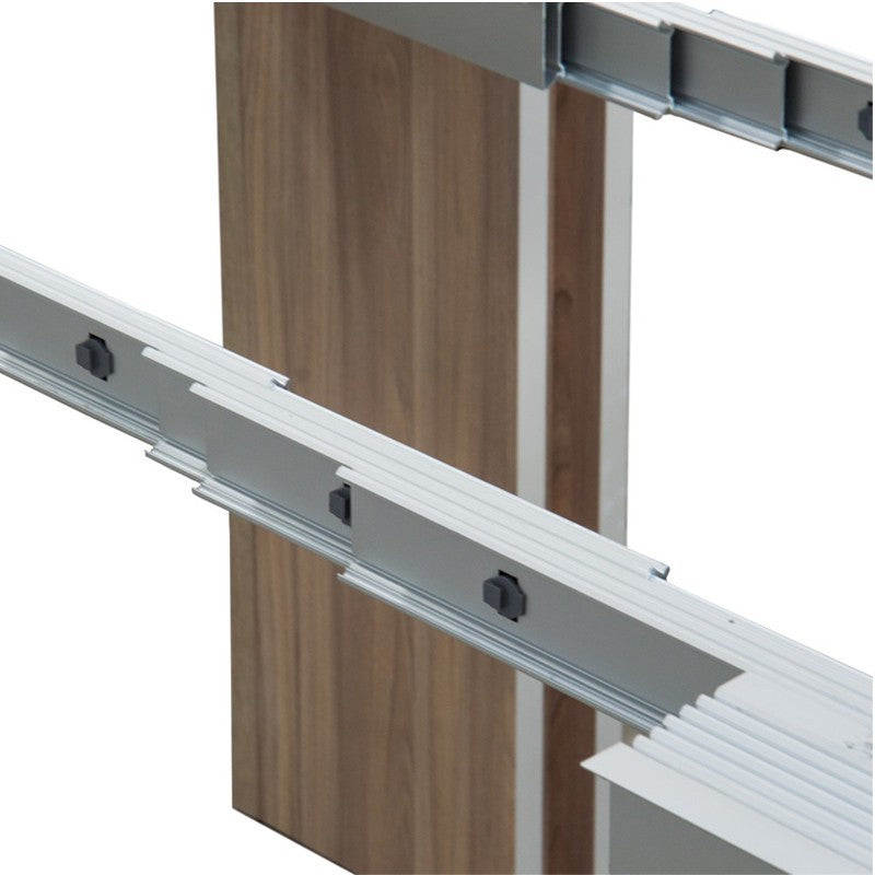 Tavolo console allungabile struttura in folding finitura olmo 90x50-300 cm