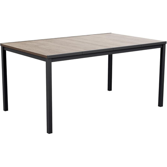 Keter Porto table with graphite wood effect 160x95x75 cm h