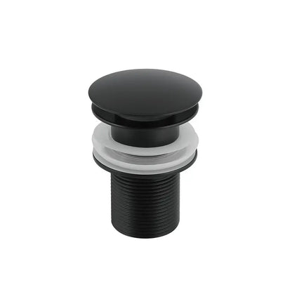 Piletta clic clac 03 in acciaio inox nero matt universale 9-10 x 6 x 6 cm