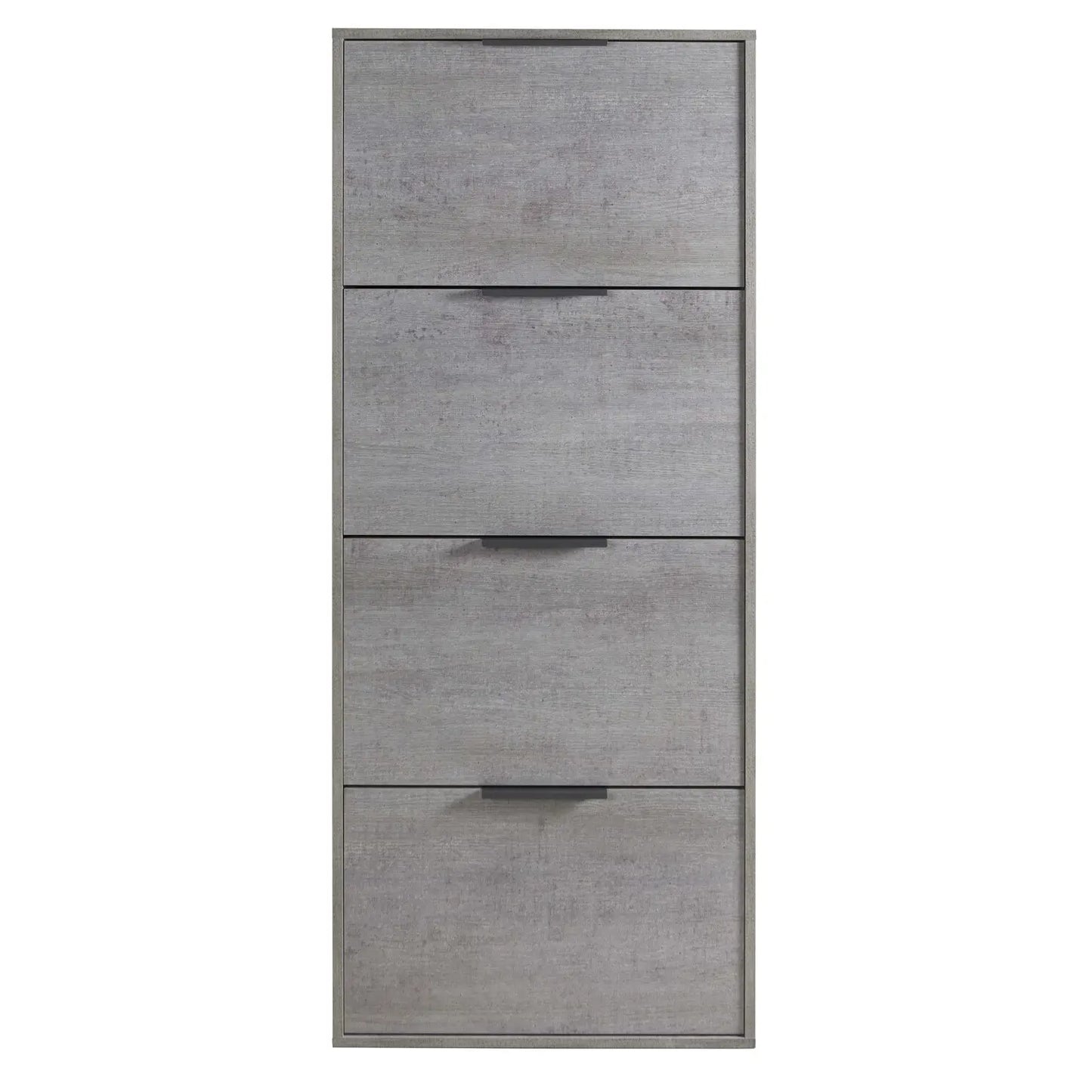 Shoe rack with 4 concrete flaps 65x25x147 cm h