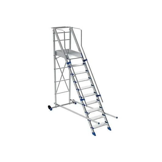 Mobile Festungsleiter mit 11-stufiger Plattform H 4,25 m