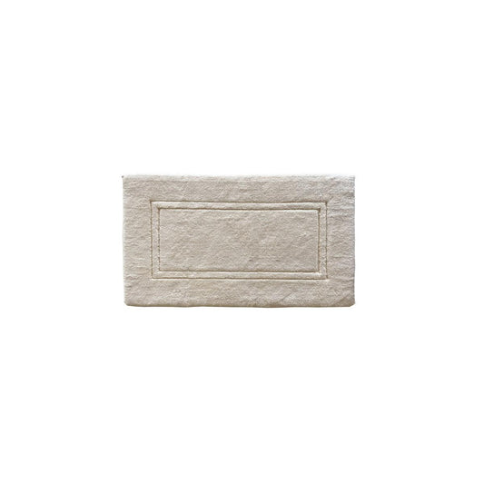 Tappeto bagno beige 60x110 cm