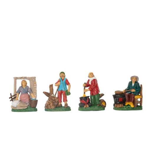 Pastore per presepe multicolor H10 cm – 1 pezzo assortito