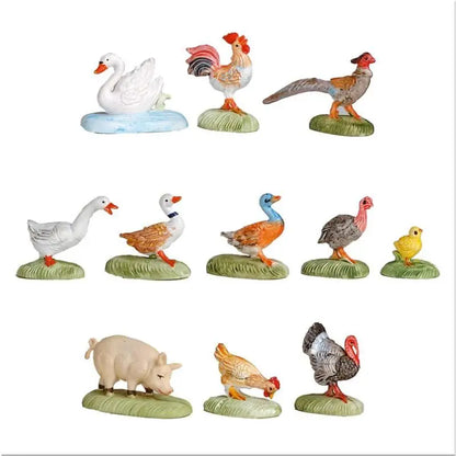 Animale da cortile decorativo – 1 pezzo assortito