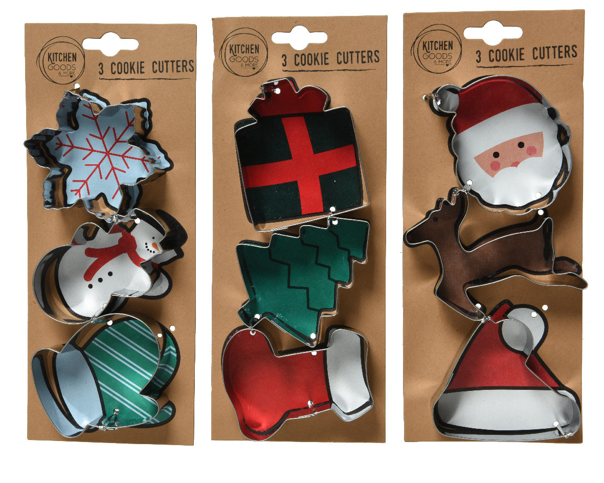 Assorted stainless steel cutter 2.5x8.5x8 cm