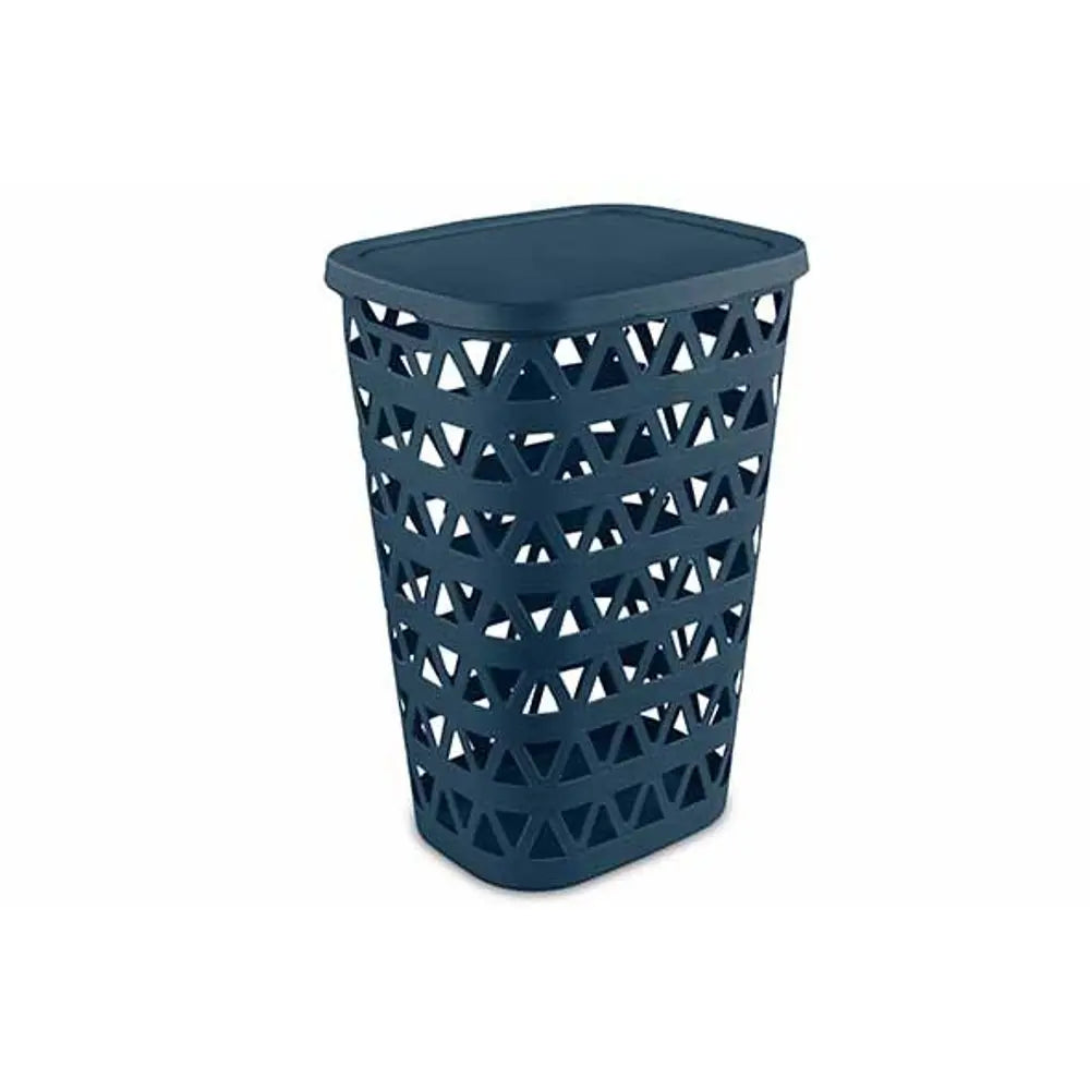 Cesto para la ropa Oceana azul 55l cm 42,6x34,5x60,1 h