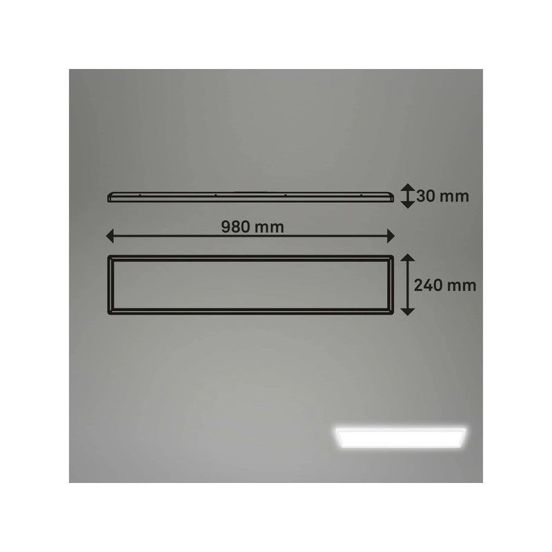 Tava LED-Panel 98 cm 36 W 4800 lm weiß