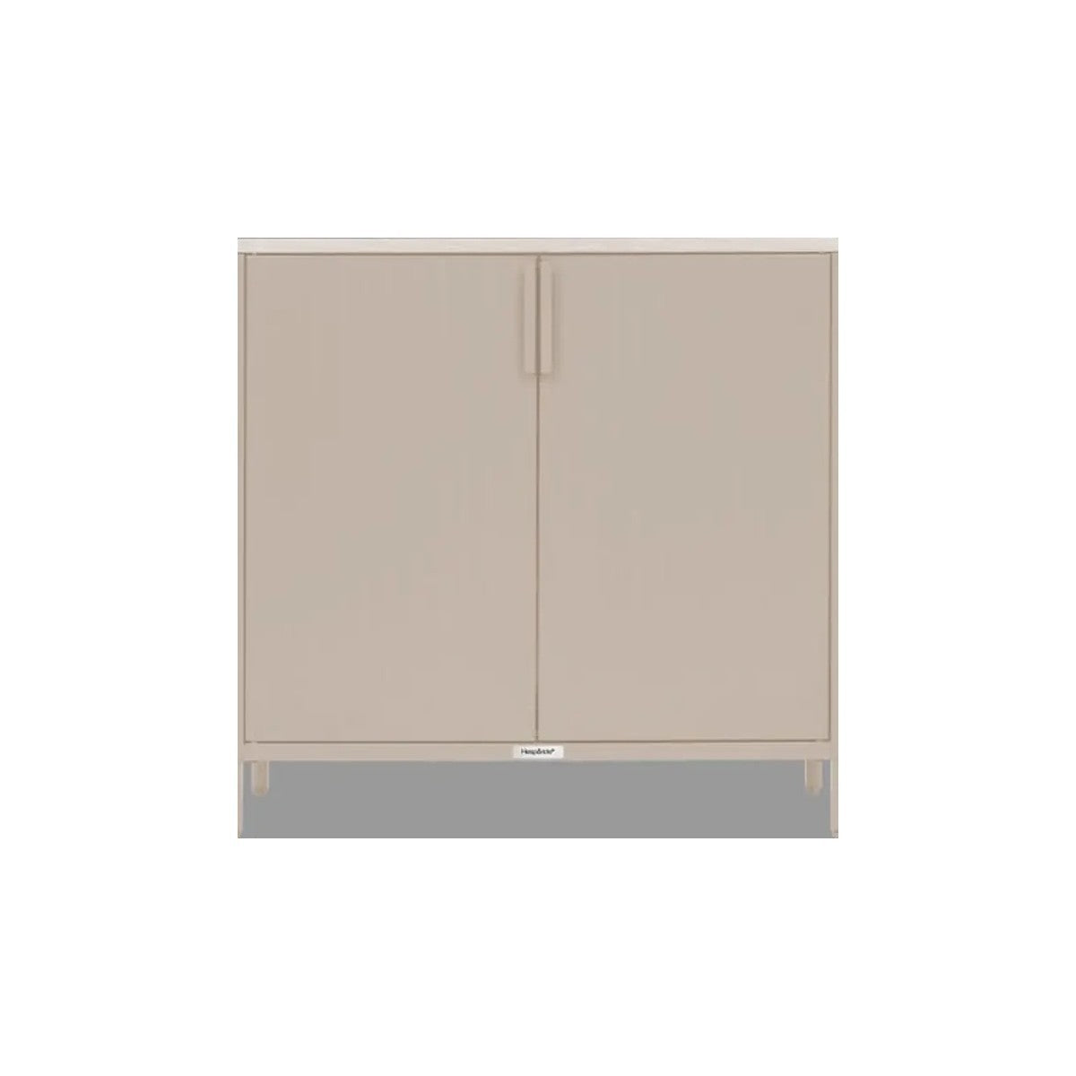 Garten-Sideboard G Stahl Irony Ton/Leinen 90 x 46 x 76 cm