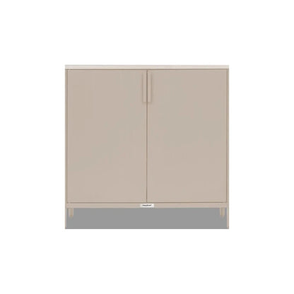 Garten-Sideboard G Stahl Irony Ton/Leinen 90 x 46 x 76 cm