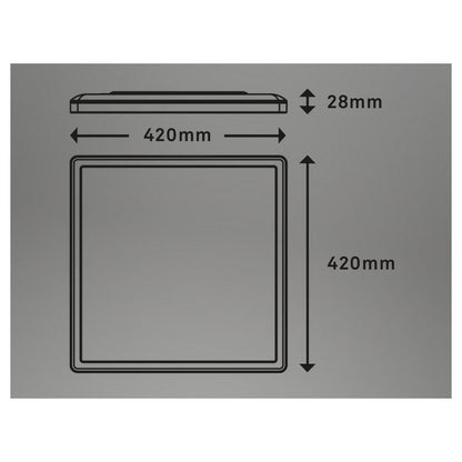 Plafón LED Slim 42 cm 22w 3000lm blanco