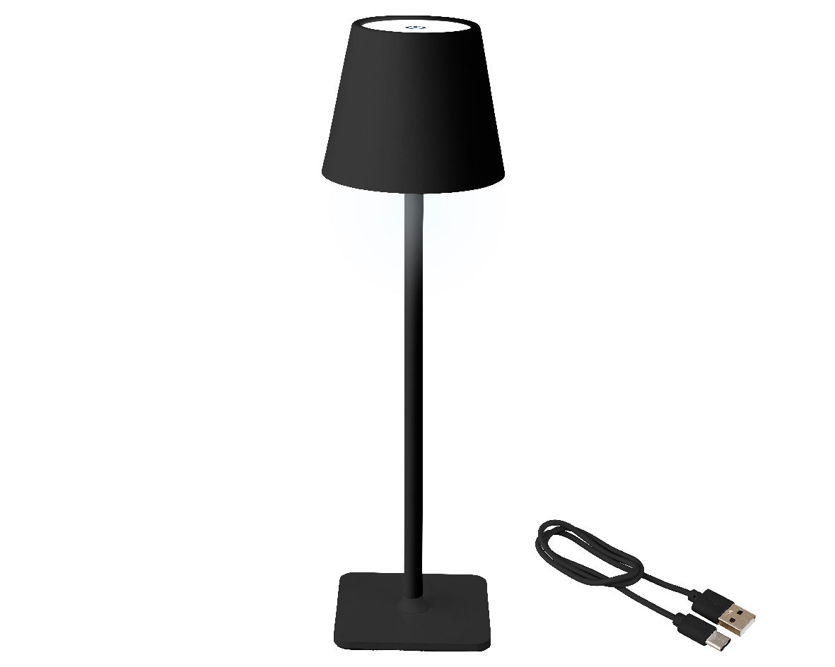 LED table lamp 11x37 cm black