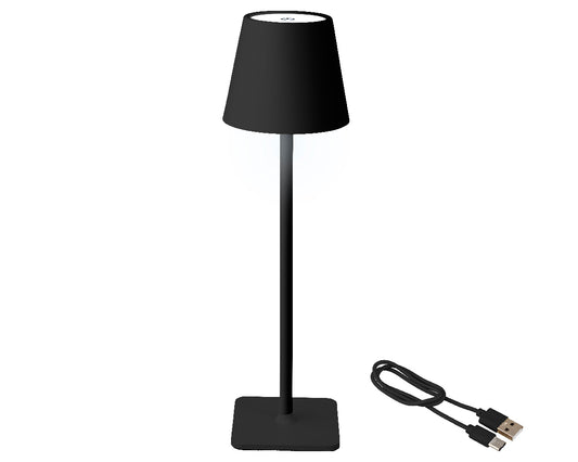 LED table lamp 11x37 cm black