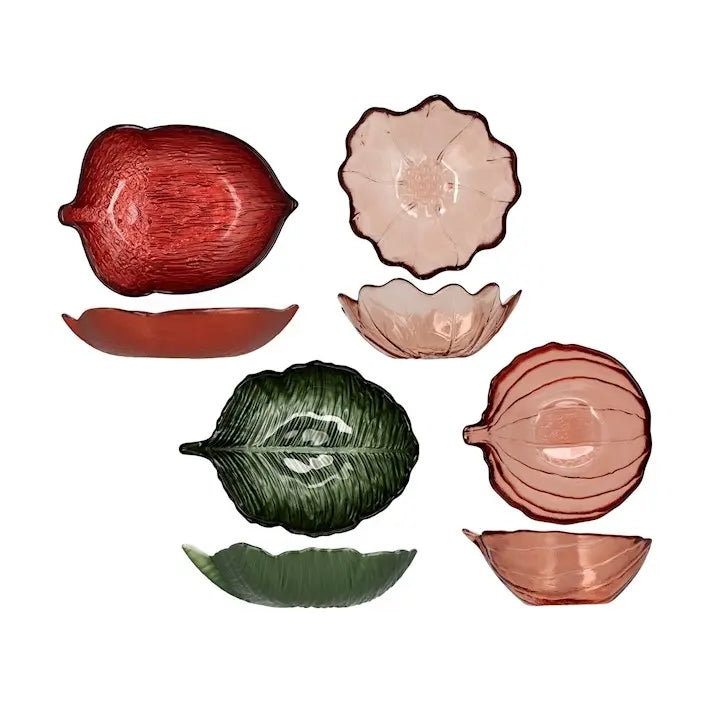 Coppetta in vetro Little Harvest 12/13 cm- 1 pezzo assortito
