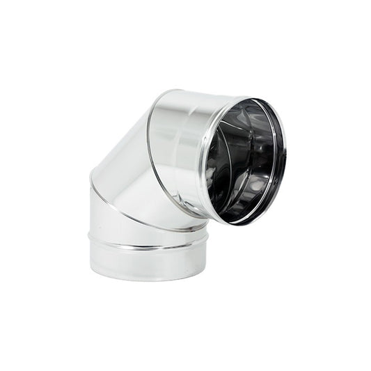 Curva 90° TIG inox 304 Ø80 mm 5 dc