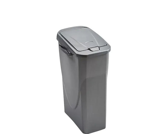Bin with yellow lid for separate waste collection L15 cm 22.4 x 31 x 42