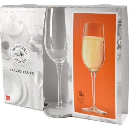 3-teiliges Set Spazio Flötenglas 19 cl