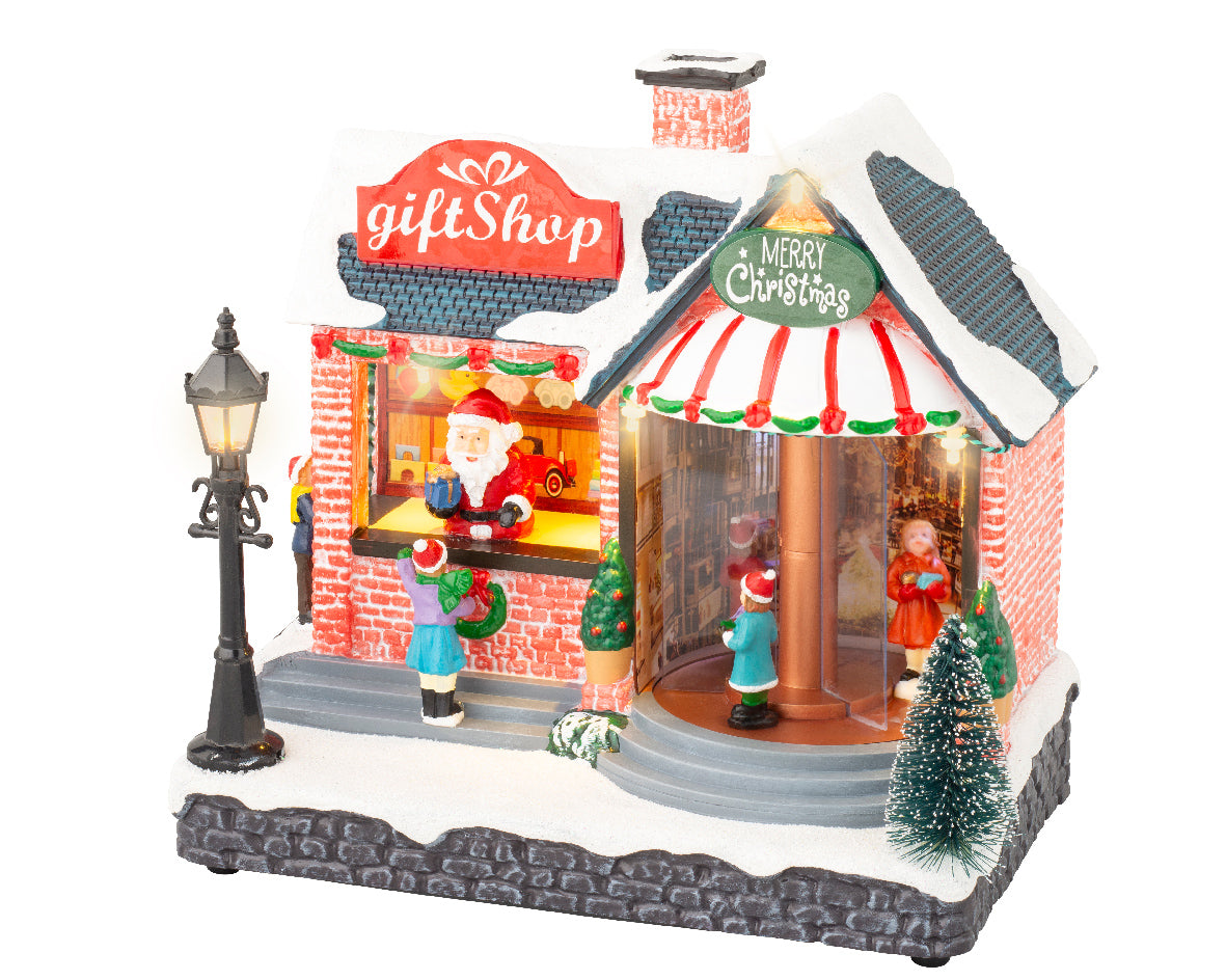 LED plastic gift h. 21.2cm, hot white