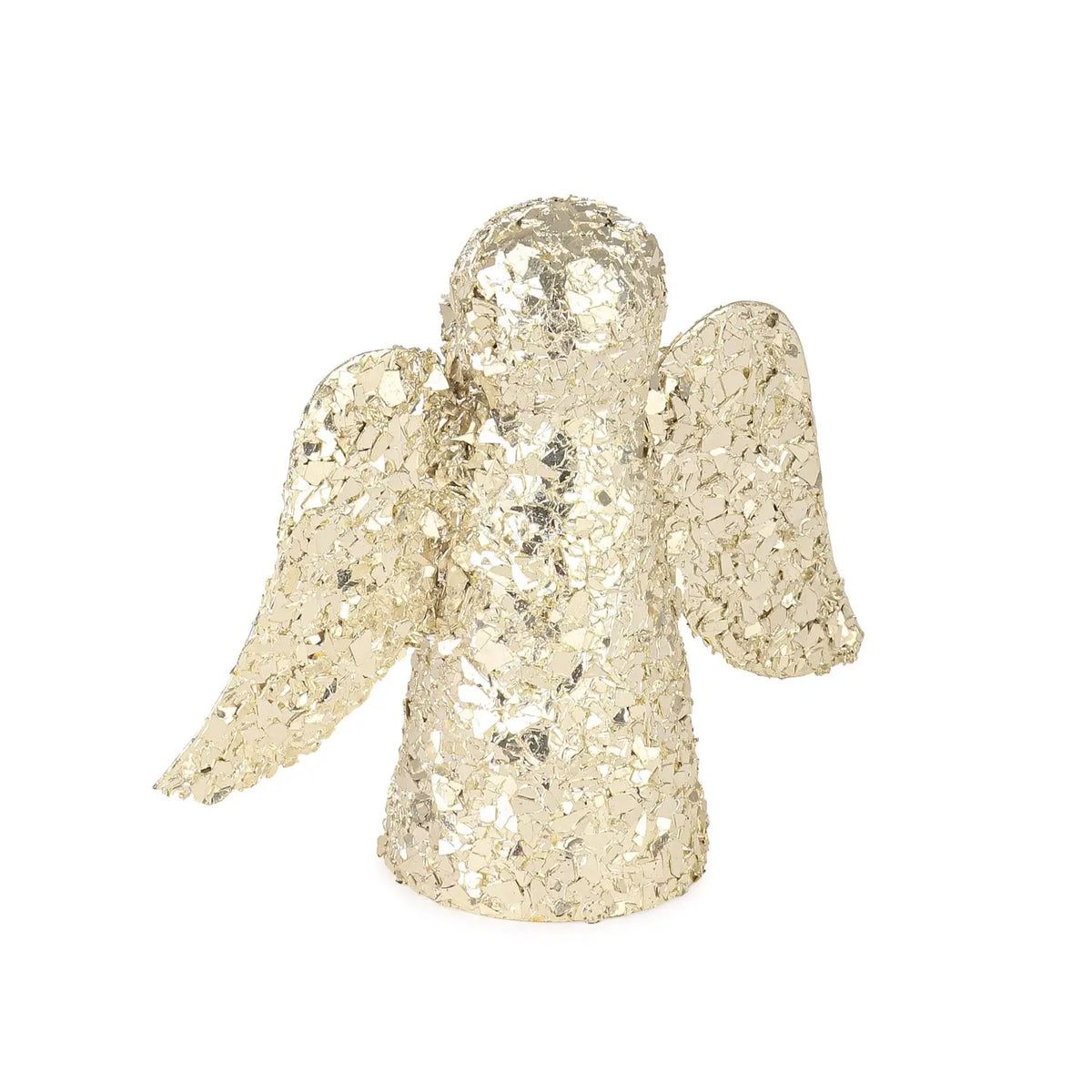 Angelo decorativo Hadley argento H10,5 cm