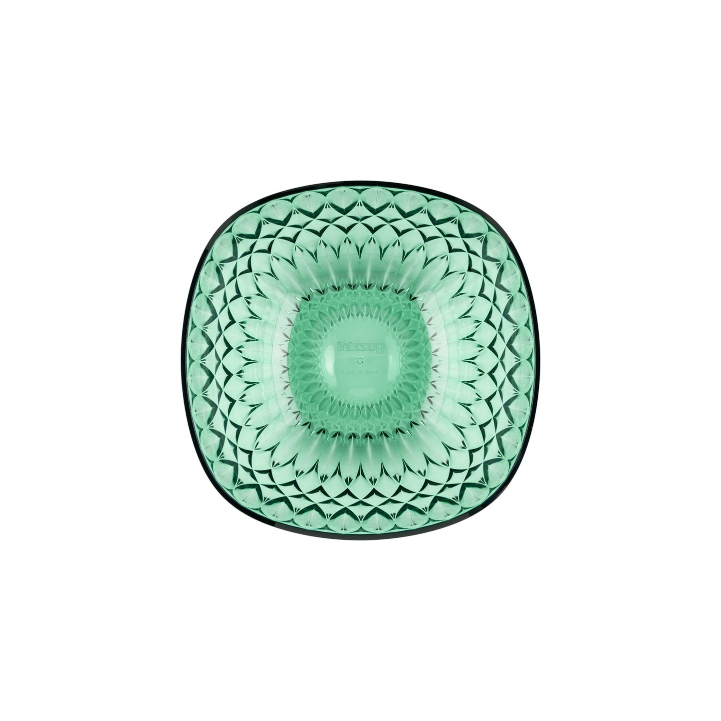 Contenitore Vanity Ø21 cm colore verde acquamarina 21x21xh9,3 cm