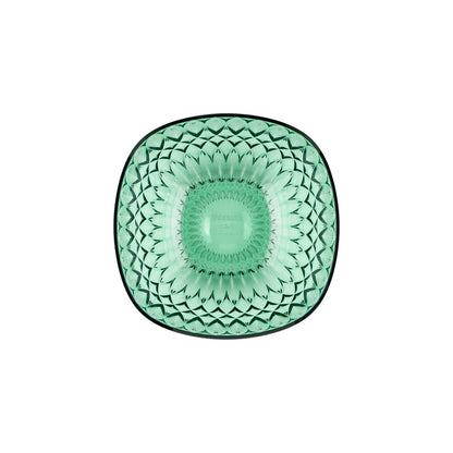 Contenitore Vanity Ø21 cm colore verde acquamarina 21x21xh9,3 cm