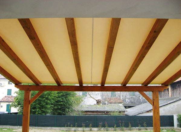 Beige Pergolaabdeckung 2,8 x 3,8 m