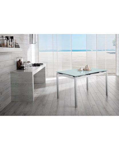 Tavolo Allungabile Baud 130-200x80 cm Bianco