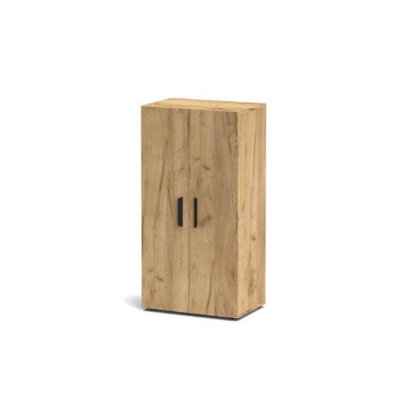 Mueble bajo London 2 puertas 55x36x108h cm roble/roble